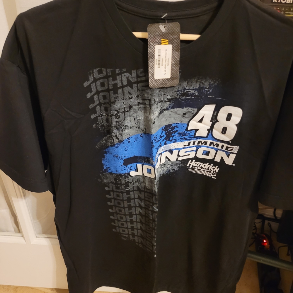 Nascar Black and Blue Jimmie Johnson Tee